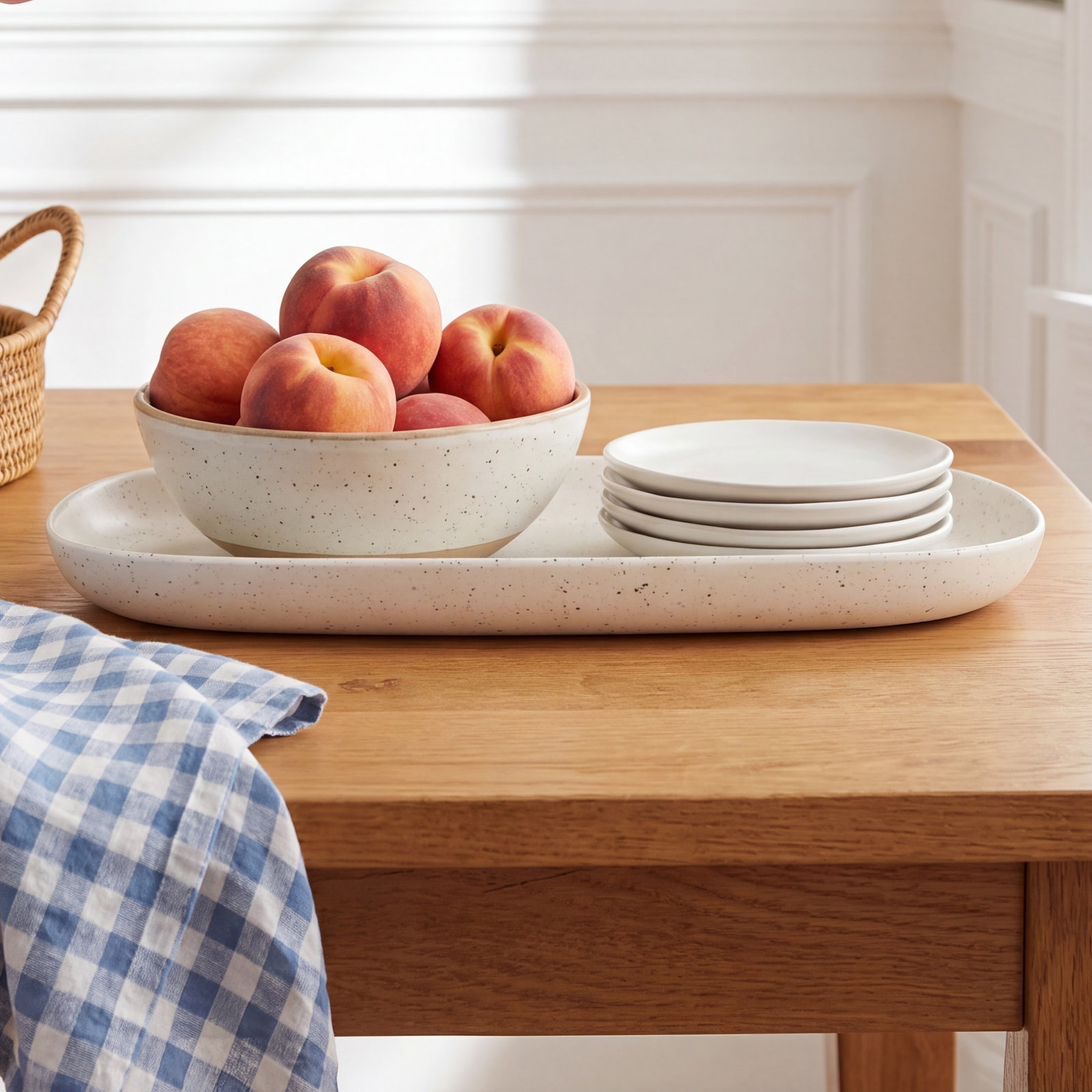 Fortessa Camp Coupe Platter, White