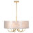24" 6-Light Capiz Shell Drum Chandelier