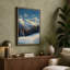 Mountains at Twilight Scandinavian 1 Piece Wrapped Canvas Wall Art-827583509-827583518