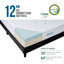 Matelas en mousse viscoélastique gélifiée ferme 12 po Sunrising Bedding-52446759