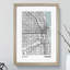 Map Chicago USA - Picture Frame Graphic Art-62802465-62802460