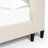 Cognac Upholstered Wingback Bed-702221605