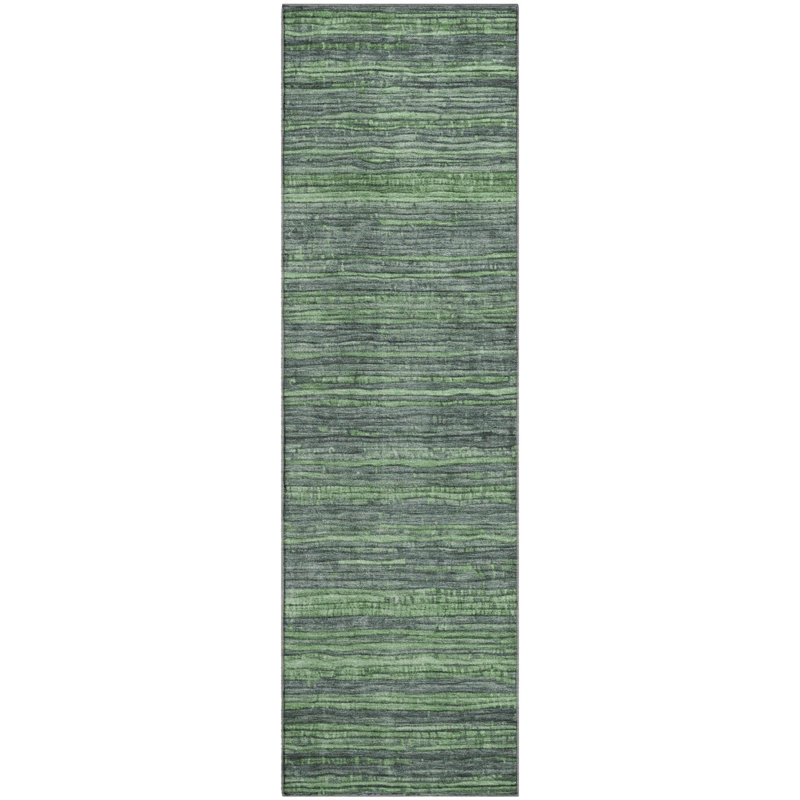 Premium Machine Washable Arnoldina AMF1846 Stripes Rug, Runner 2'3" x 7'6"