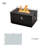 Rectangle Propane Fire Pit Table