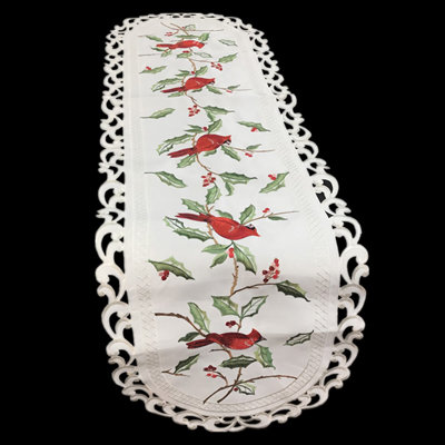 Chemin de table ovale casida
