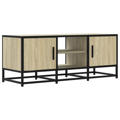Almous Unfinished TV Stand for TVs up to 24"