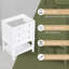 Base de meuble-lavabo 24 po - blanc, bois massif, tiroir et tablette ouverte pour accessoires seulement avec accessoires pratiques