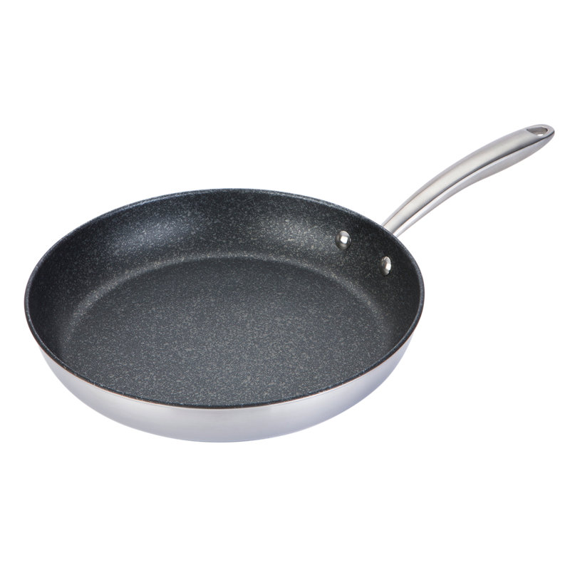Prestige Scratch Guard Non-Stick Frying Pan - Stainless Steel induction Frying Pan, Scratch Resistant, Suitable for All Hobs