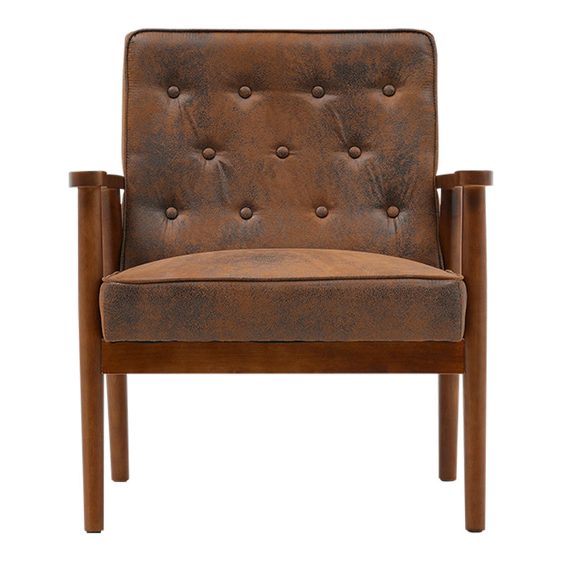 Straton Faux Leather Armchair