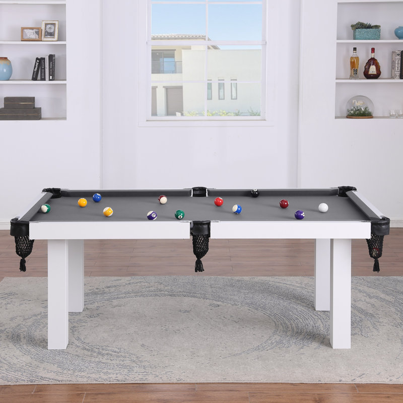 Table de billard extérieure / intérieure en ardoise HomeSeason Eco-Pro avec accessoires Pro, Grey