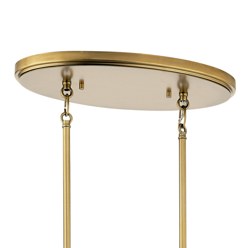 Nye 8 - Light Classic / Traditional Chandelier, Brushed Natural Brass
