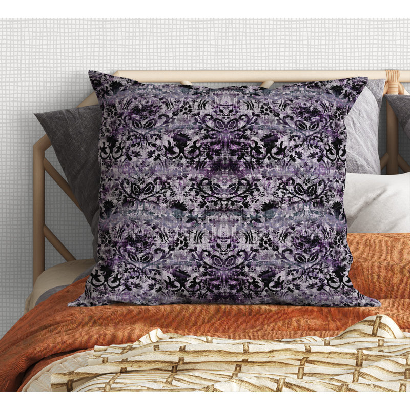 Abstract Outdoor Reversible Throw Pillow, 16" x 16"