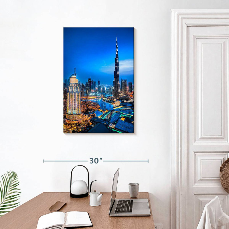 Aime Downtown Dubai Lights, 30" H x 20" W