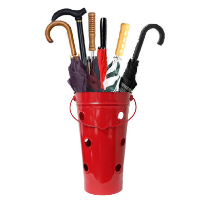 Enameled Metal Umbrella Stand