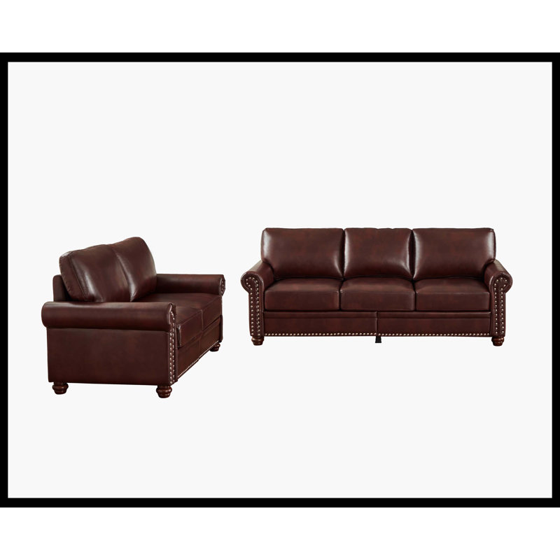 Ensemble de canapé modulaire en similicuir 2 pièces et 3 pièces avec rangement pour le salon