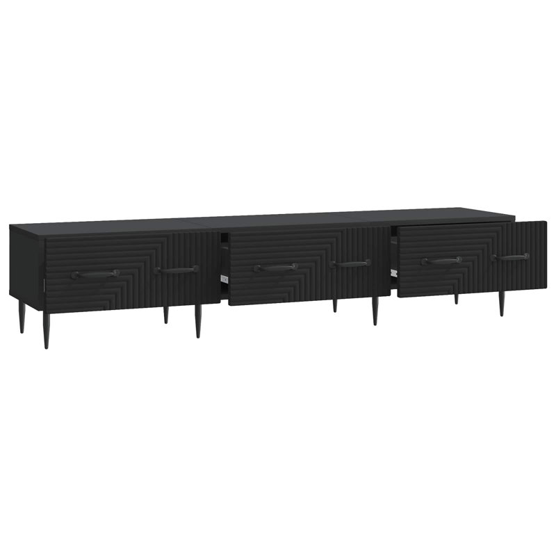 Unfinished TV Stand for TVs up to 65", Black