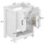 Base de meuble-lavabo simple 24 po seulement-124945105-124945106