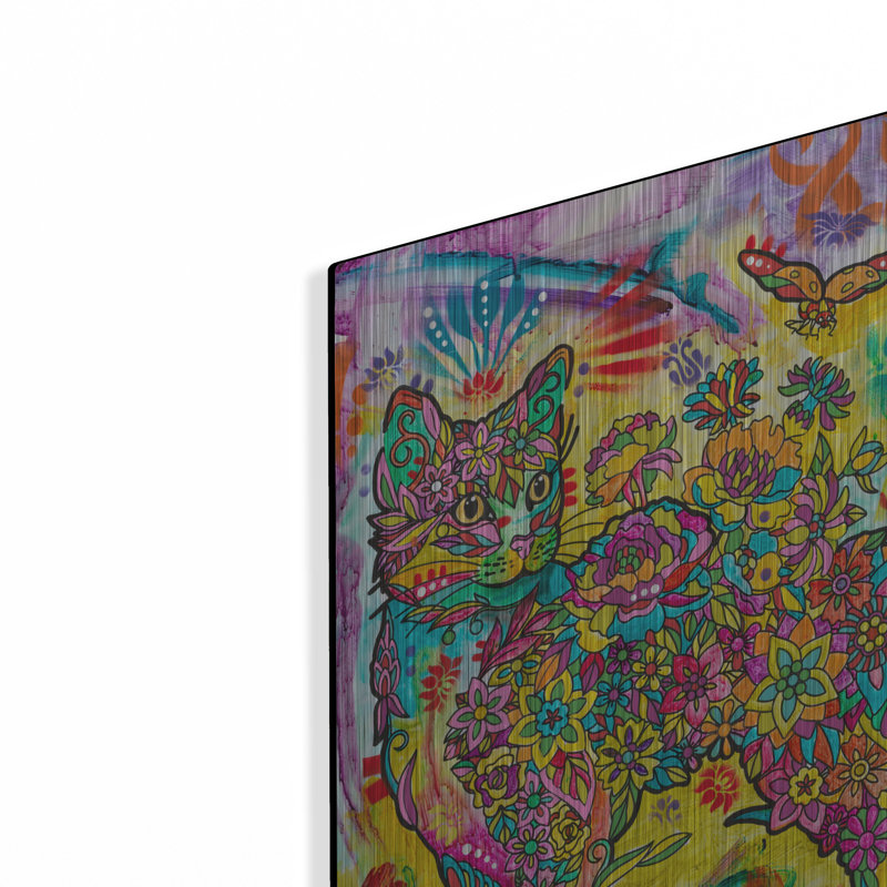 «Flower Kitty» par Dean Russo, H 24 po x l 16 po