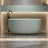MAYBOSS 47 Inch Freestanding Bathtub, Stone Resin Solid Surface Soaking Tub, Modern Stand Alone Bathtub with Overflow & Pop-up Drain, Turquoise Green for Small Bathroom-128517519-128517520