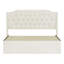 No-spring Queen Tufted Upholstered Bed Frame With Crystal Button Accents, Wingback Headboard And Underbed Storage-722032036