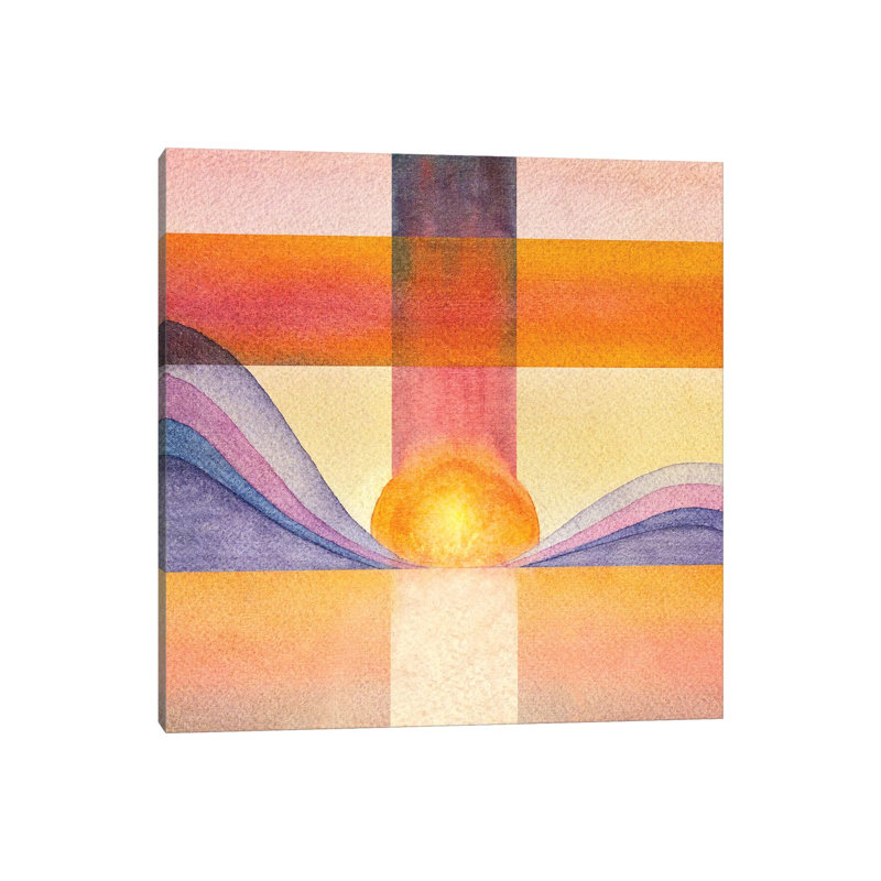 Trippy Landscape IX by Marco Gonzalez - Wrapped Canvas Painting, 45.72 cm H x 45.72 cm W x 3.175 cm D
