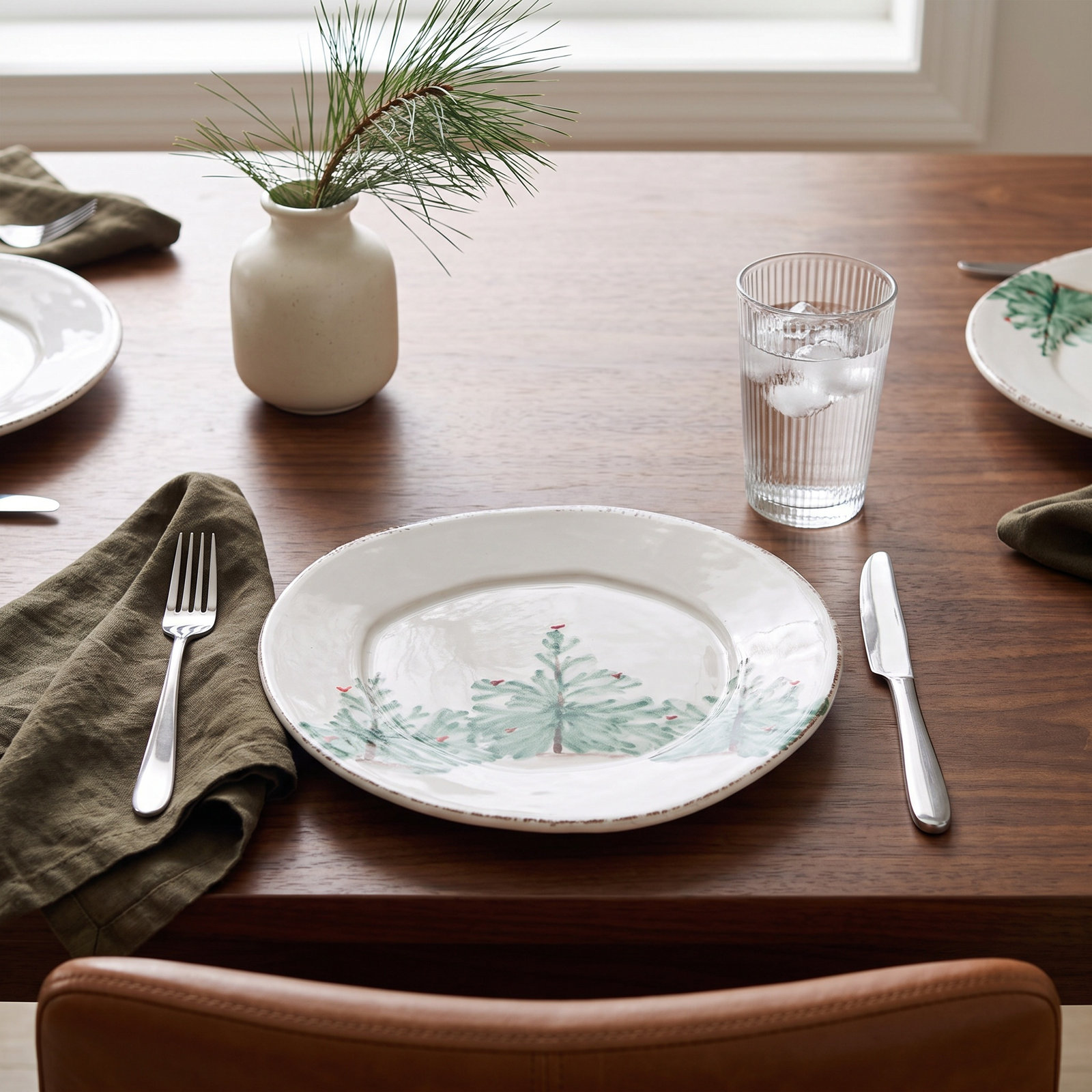 Melamine Lastra Holiday Salad Plate