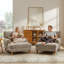 Chaise longue rembourrée avec dossier réglable Jazie (ensemble de 2)-131279264
