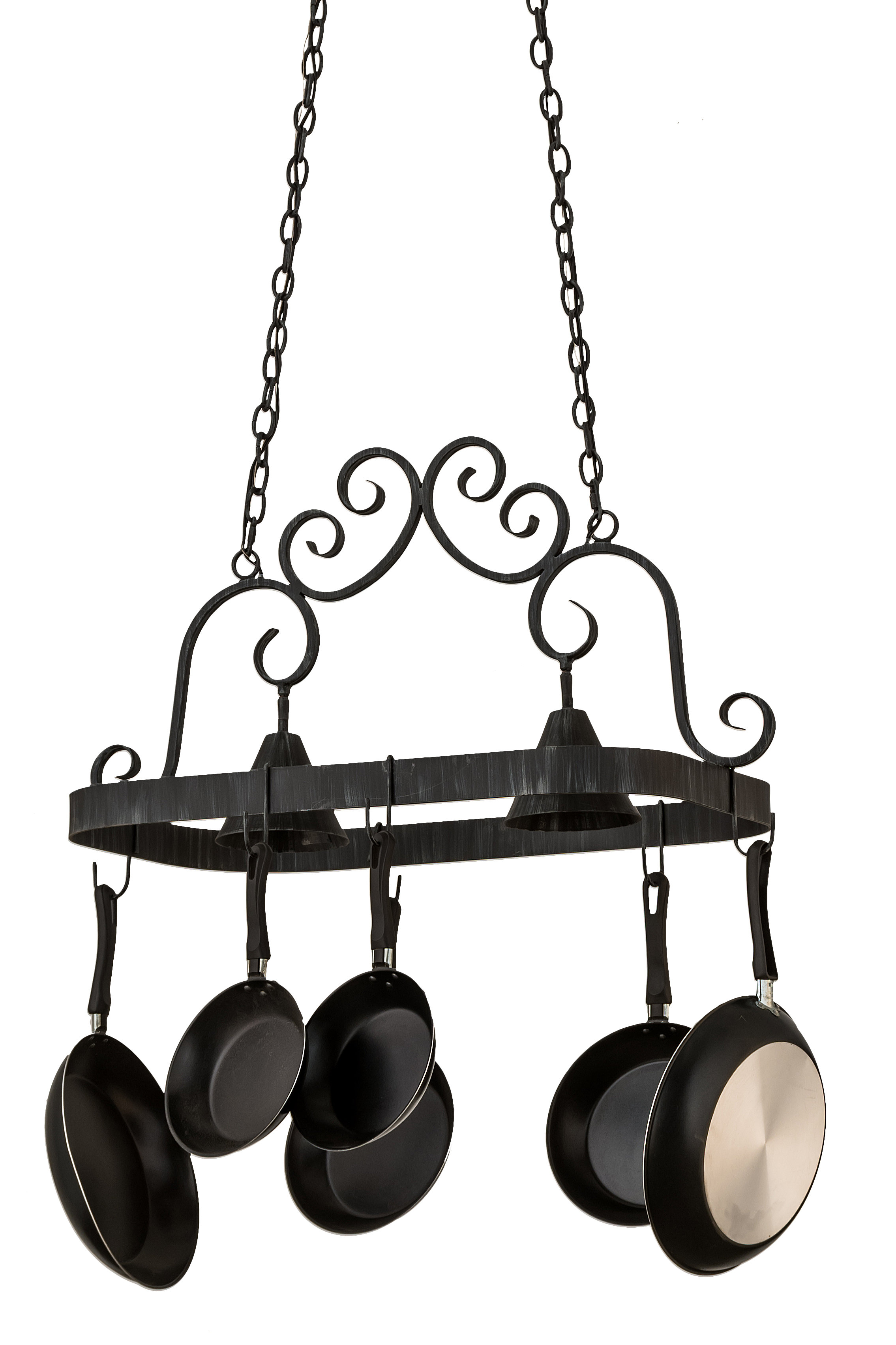 Meyda Lighting Elana Handcrafted Hanging Pot Rack | Wayfair
