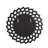 Freelon Sunburst Glass Round Wall Mirror Bathroom Mirror-301433053