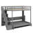 Full Over Full Dimension Murphy Bed Featuring Hydraulic Lift And Integrated Desk