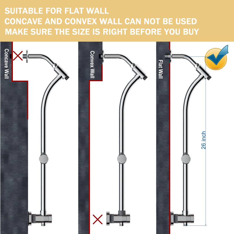 Complete Shower System with Rough in-Valve, Brushed Nickel