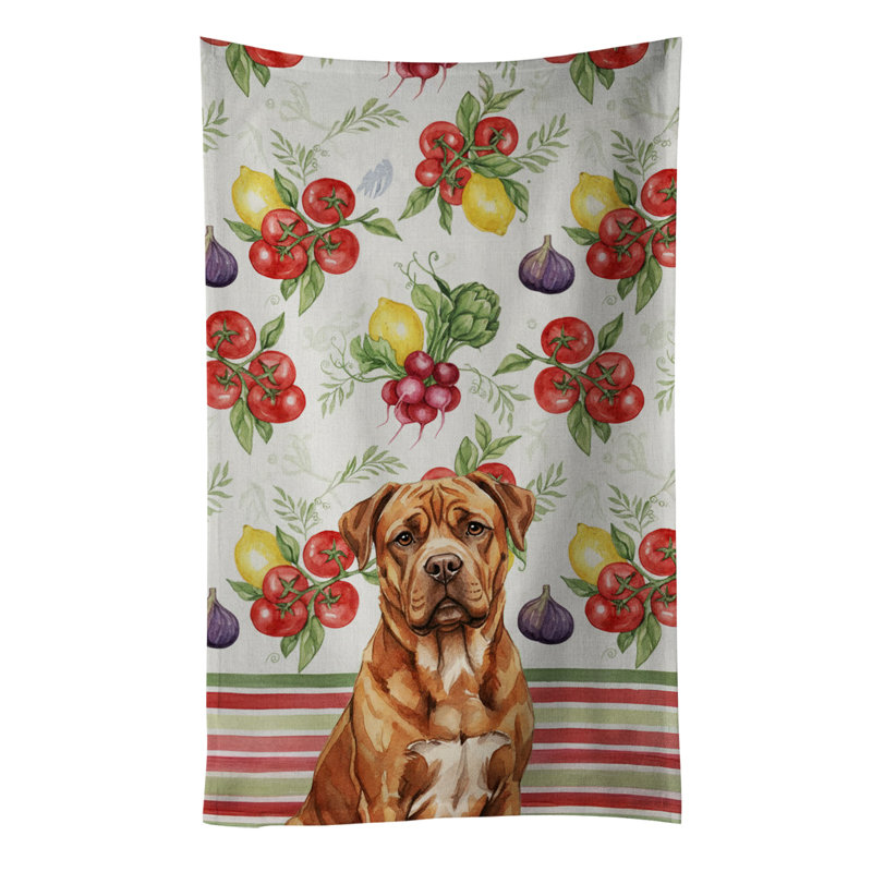Torchon acajou Dogue de Bordeaux, Mahogany Dogue de Bordeaux