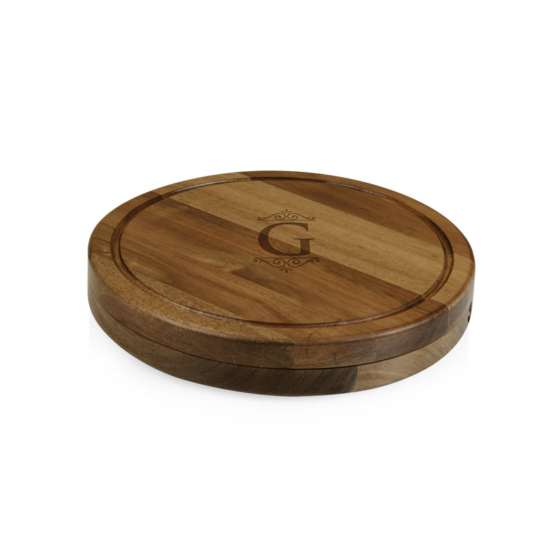 Ensemble de planche à découper et outils Monman Acacia Circo, G