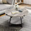 Table basse Jahaira avec tablettes de rangement à 2 niveaux-475042105