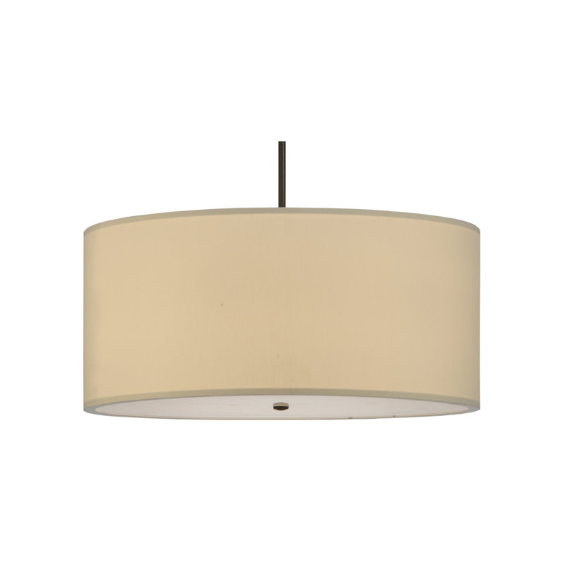 Lustree tambour à 6 lumières unique cilindro coquille d’œuf textrene