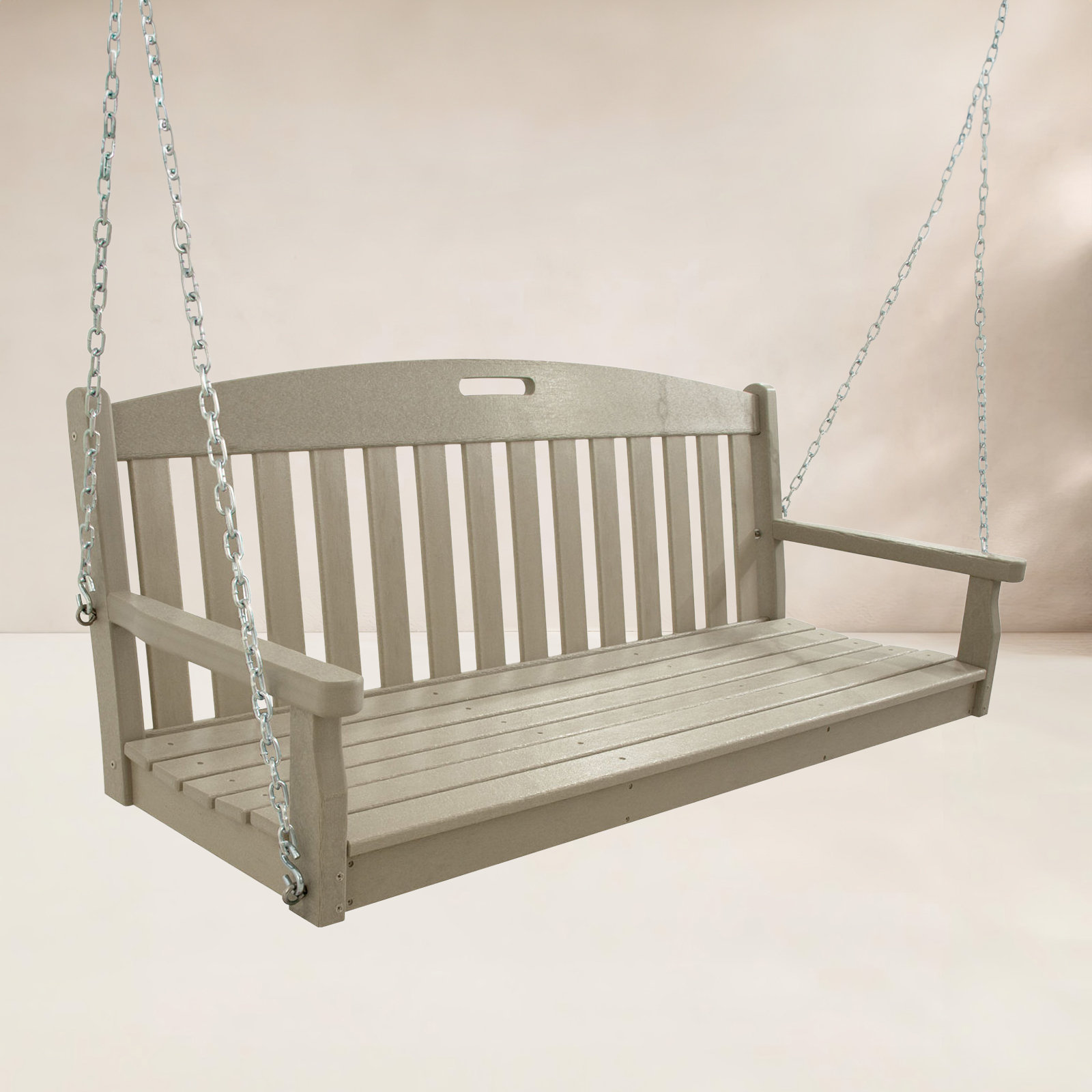 POLYWOOD® Yacht Club Swing, Sand Castle
