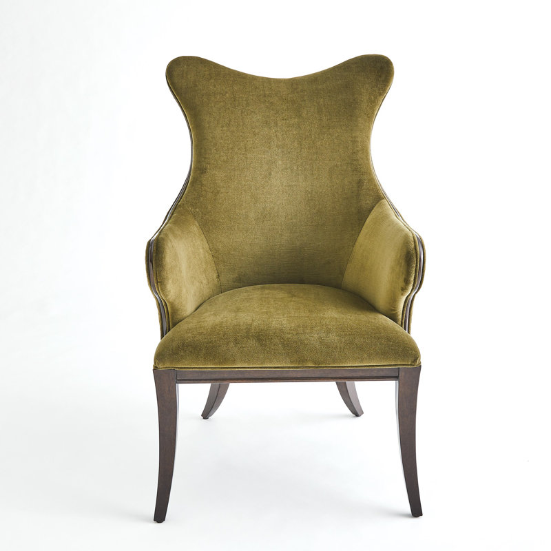 Evelyn Butterfly Chair, Moss Velvet