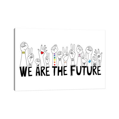 We Are The Future by Annelein Beukenkamp - Print on Canvas