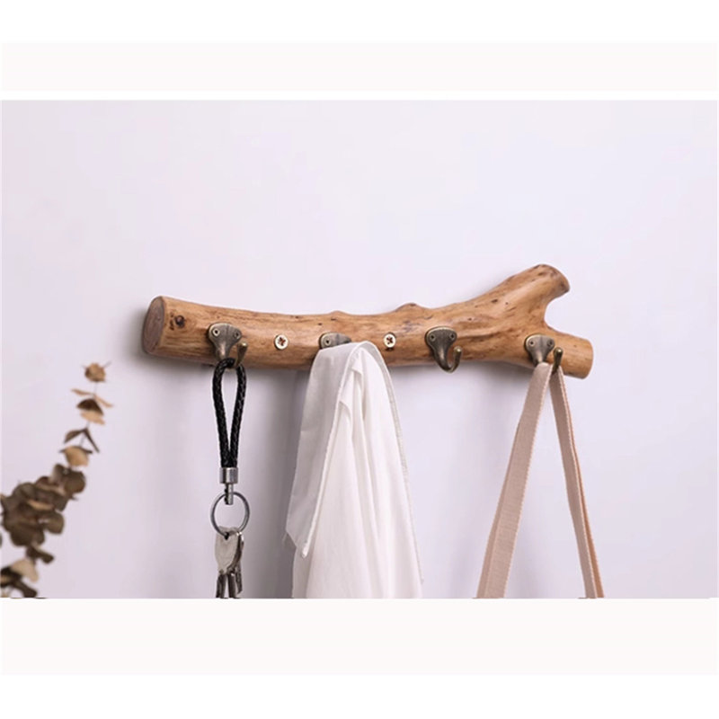 Branchout Solid Wood Hook Rack