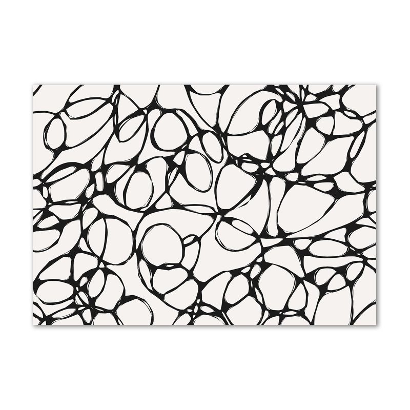 Chaotic Circles - Wrapped Canvas Print