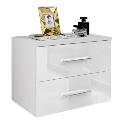 Varonique 55cm W Manufactured Wood Bedside Table
