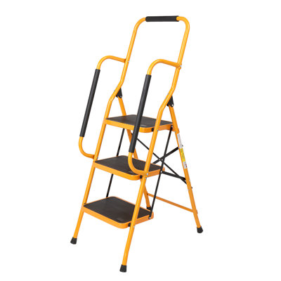 3-stufiger Tritthocker Coosa aus Stahl