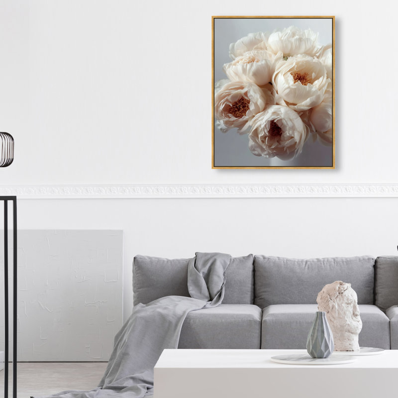 Ember In Snow I Print by Oliver Gal, 31"H x 37"W, Gold Floater Frame