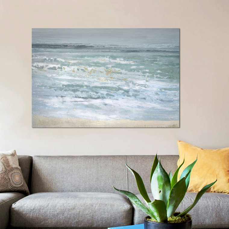 «Spindrift», reproduction sur toile tendue, H 8 po x l 12 po x p 0,75 po, Pas de tapis, Toile tendue