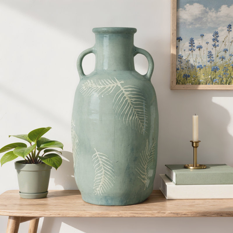 Ambrielle Handmade Stoneware Table Vase