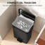 Pedal Bin with Soft-Close Lid, 20L Stainless Steel Kitchen Bin-120768120