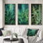 Fern fonds vert - ensemble de 3 impressions-2072783340-2072783341