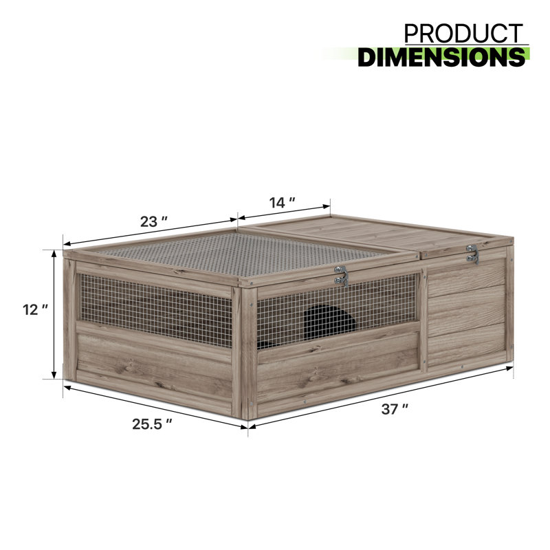 Tucker Murphy Pet™ Byers Weather Resistant Small Animal Hutch & Reviews ...