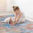 Washable Area Rug 6X9, Low-Pile, Non-Slip, Non-Shedding, Foldable For Bedroom, Living Room, Kitchen, Dining Room - Graceful Texture Machine Soft Touch-385066997