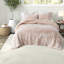Ensembles de literie en sherpa douillet, velours rose simple TG